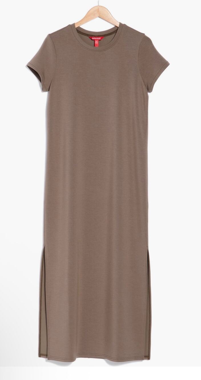 SPANX® AirEssentials T-Shirt Dress Size 1X - Green Comfort